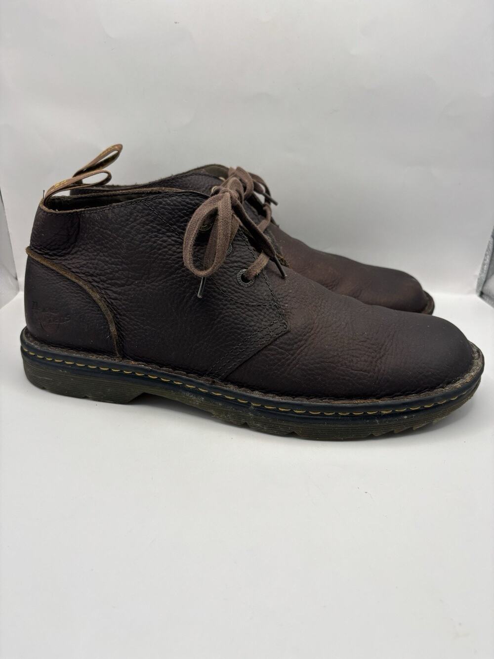 Dr Martens Sussex Bear Track Chukka Brown Leather Boots Men Size 13